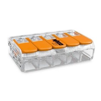 Wago vezeték összekötő 5x0,08-2,5mm2 oldható