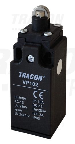 Helyzetkapcsoló, görgős 1×NO+1×NC, 6A/230V AC, IP65