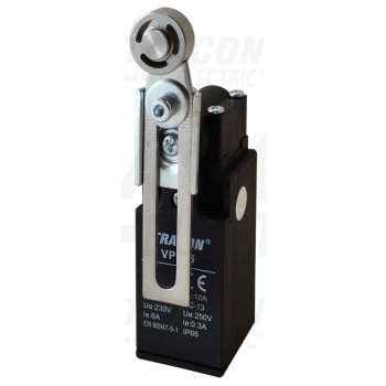   Helyzetkapcsoló, lengőkar-görgő 1×NO+1×NC, 6A/230V AC, 30-60mm, IP65